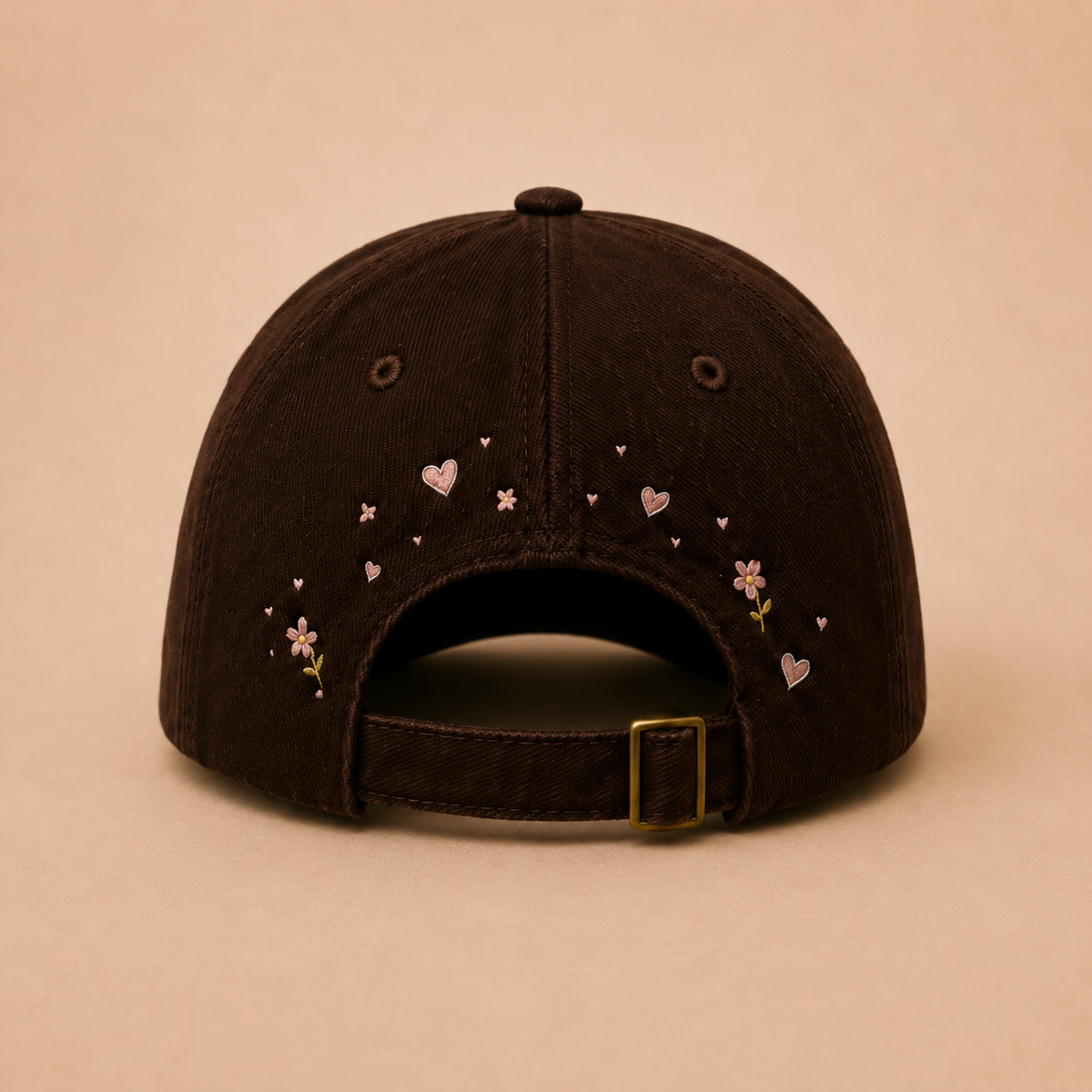 Boring Love Arabic Hearts Cap back view