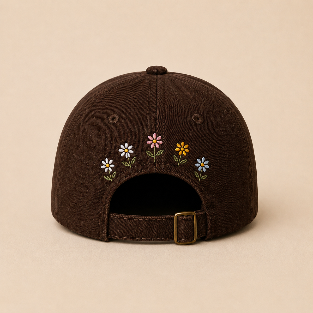 Salam Arabic Flower Cap back view